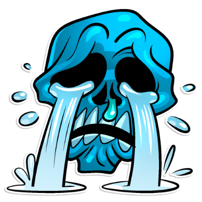 CRY sticker